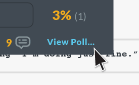 View poll button